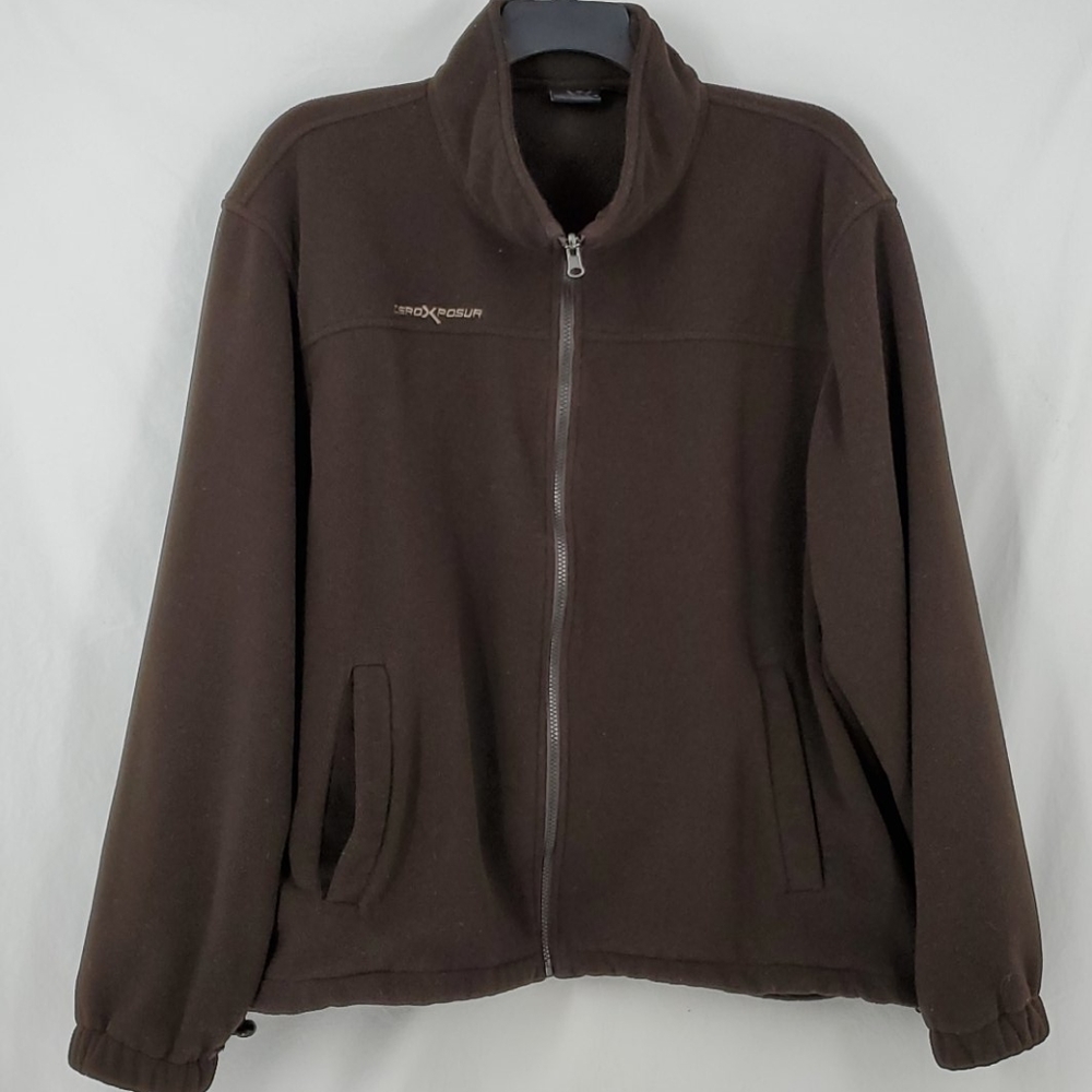 ZeroXposur Fleece Jacket Brown Men's XXL
